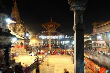Patan Durbar Square is situated at the centre of the city of Lalitpur in Nepal. It is one of the three Durbar Squares in the Kathmandu Valley, all of which are UNESCO World Heritage Sites. One of its attraction is the ancient royal palace where the Malla 